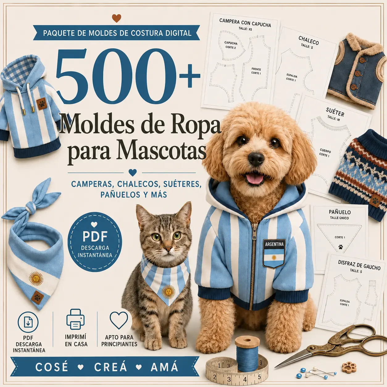 MEGAPACK +500 MOLDES PARA MASCOTAS + BONUS