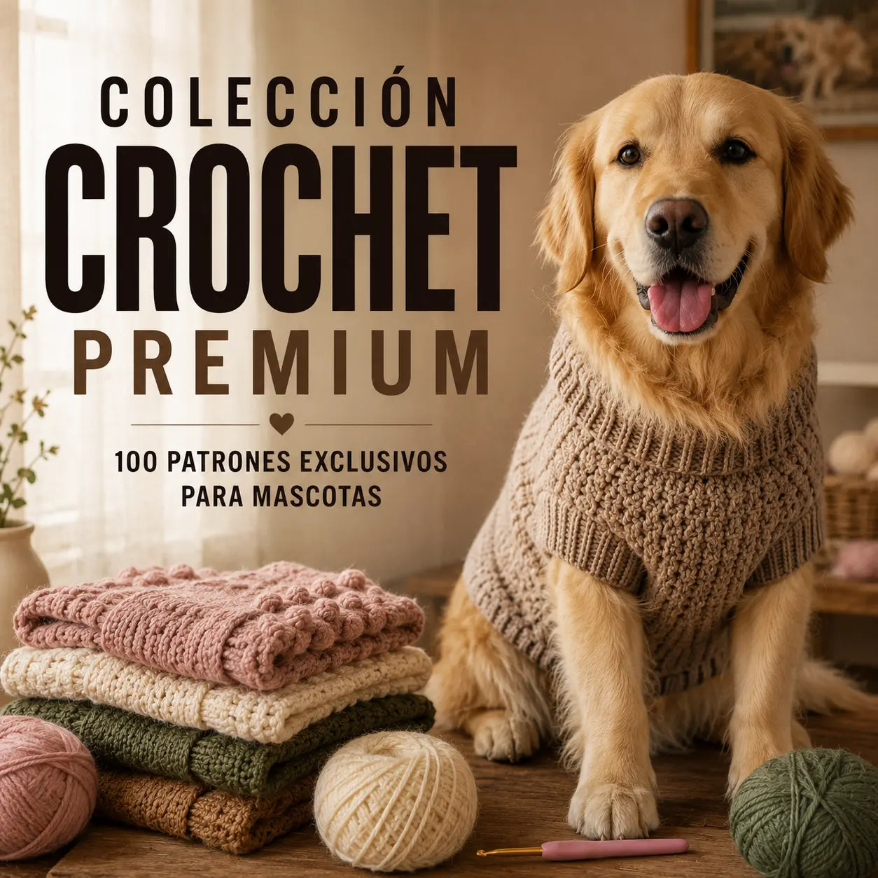 COLECCIÓN CROCHET PREMIUM: 100 PATRONES EXCLUSIVOS PARA MASCOTAS